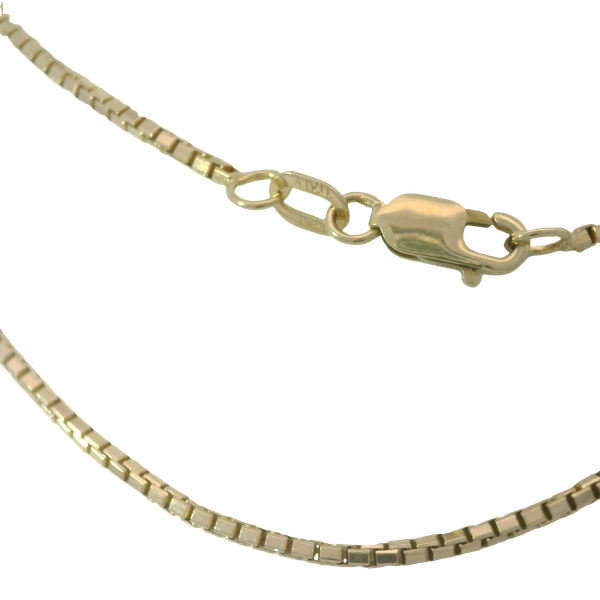 14K Yellow Gold Box Chain Chipper's Jewelry Bonney Lake, WA