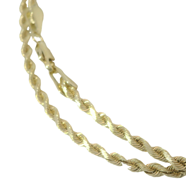 14K Yellow Gold Heavy Rope Chain Chipper's Jewelry Bonney Lake, WA