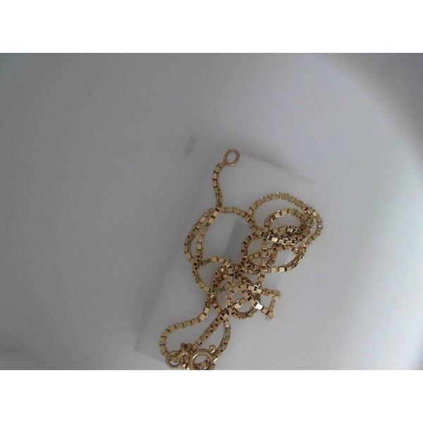 18KY 19.5 Inch Box Chain 1.50mm wide. Chipper's Jewelry Bonney Lake, WA