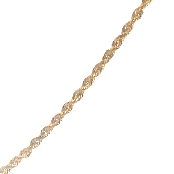 14KY Diamond Cut Rope Chain 20 Inches1.60mm Wide. Image 2 Chipper's Jewelry Bonney Lake, WA