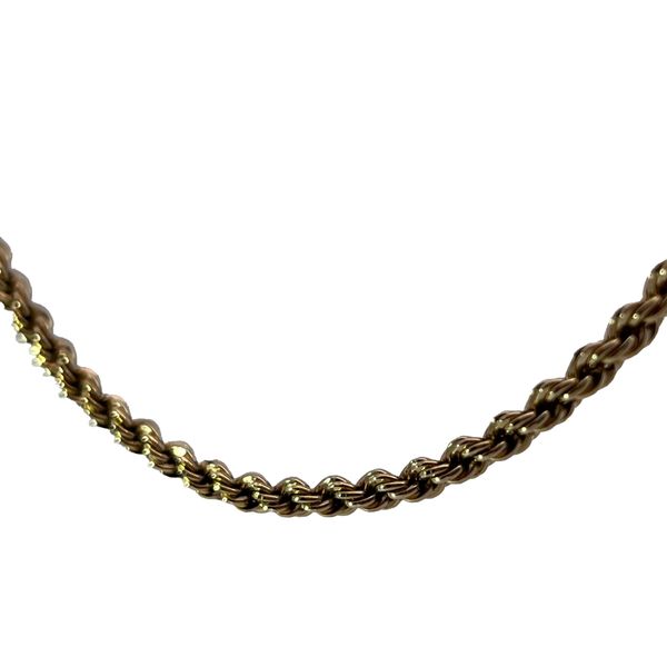 Vintage Gold Filled Rope Chain Necklace Chipper's Jewelry Bonney Lake, WA