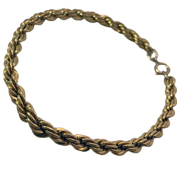 Vintage Gold Filled Rope Bracelet Chipper's Jewelry Bonney Lake, WA