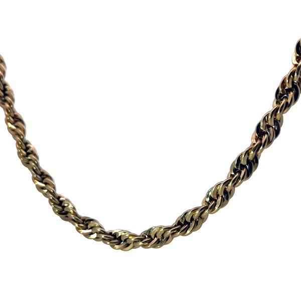 Gold Filled Rope Chain Necklace Image 2 Chipper's Jewelry Bonney Lake, WA