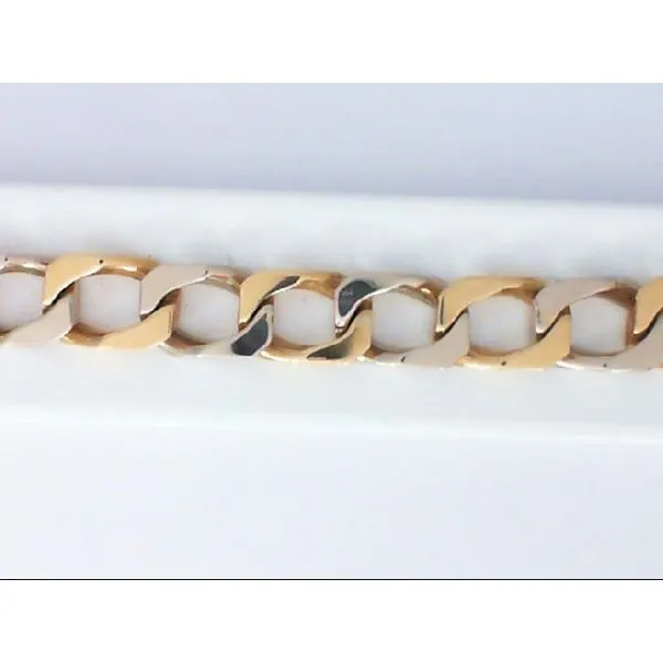 Handmade 14Kt Yellow Gold Link Bracelet similar item image