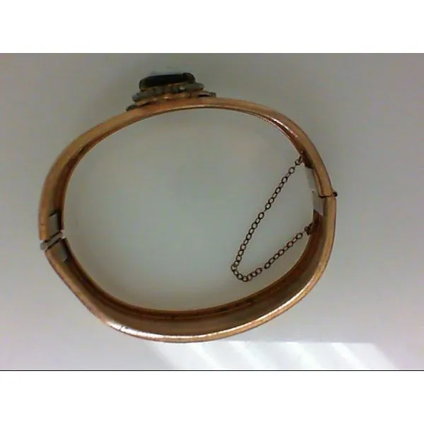 Gold-Filled Bangle Bracelet with Cameo Image 3 Chipper's Jewelry Bonney Lake, WA