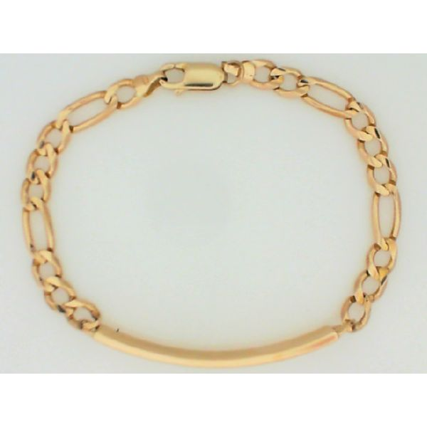 14K Yellow Gold ID Bracelet Image 4 Chipper's Jewelry Bonney Lake, WA