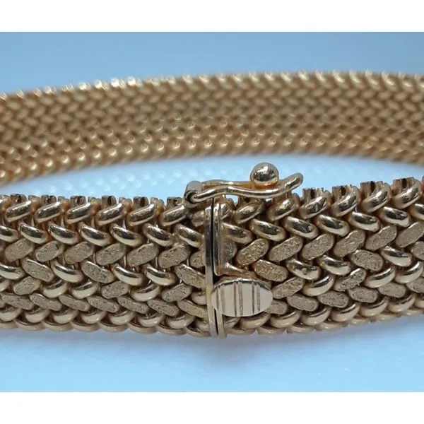 18KY Woven Bracelet Image 2 Chipper's Jewelry Bonney Lake, WA