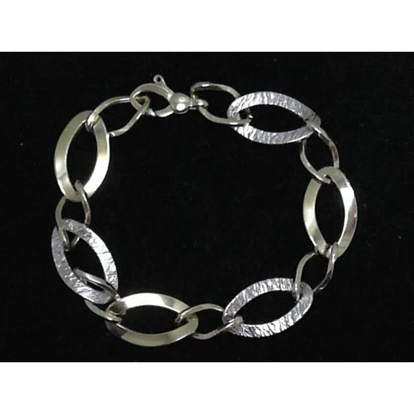 14K Two Tone Open Link 7" Bracelet Chipper's Jewelry Bonney Lake, WA