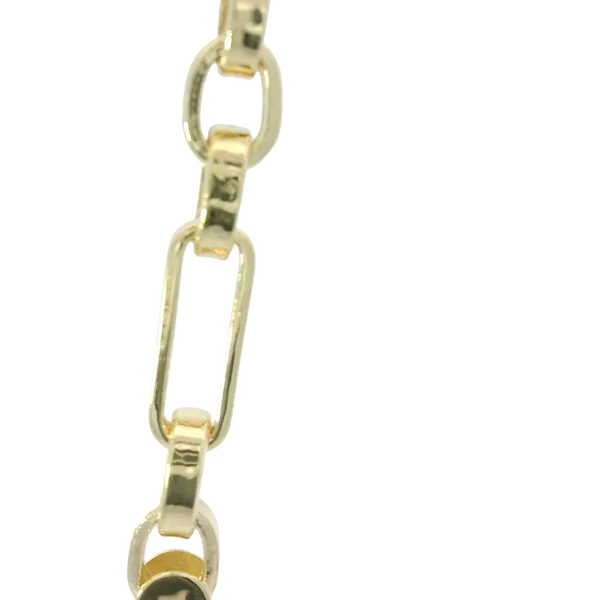 14KY 4.25mm Hollow Oval Link Bracelet Image 3 Chipper's Jewelry Bonney Lake, WA