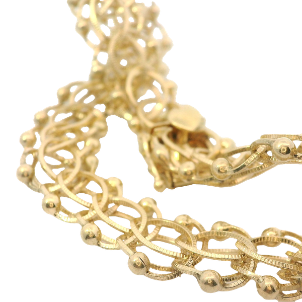 14K Yellow Gold Charm Bracelet Chipper's Jewelry Bonney Lake, WA