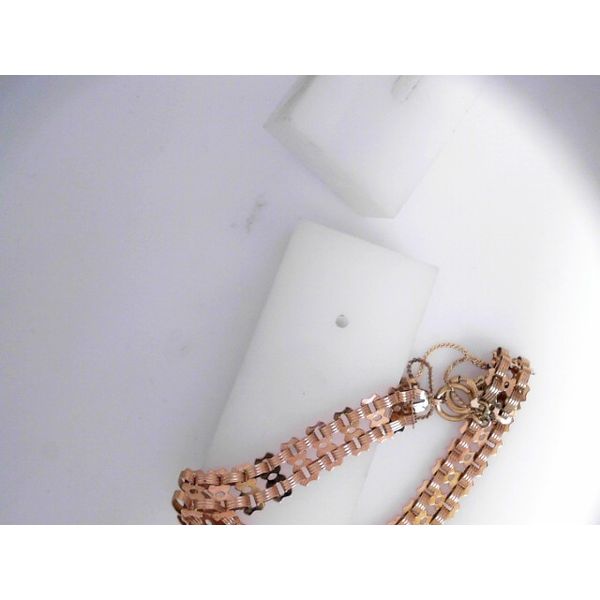 14KY Fancy Link Bracelet 7.5
