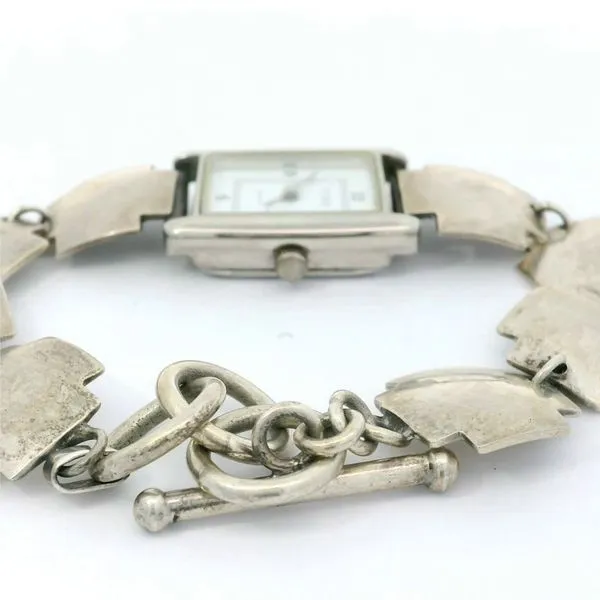 Watch Quartz with Sterling Silver Cross Design Bracelet Image 3 Chipper's Jewelry Bonney Lake, WA