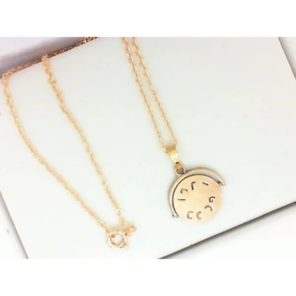 British 9K Gold Spinner "I Love You" Heart Pendant Chipper's Jewelry Bonney Lake, WA
