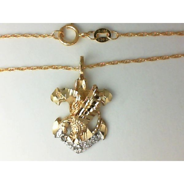 10K Yellow Gold Eagle Pendant Chipper's Jewelry Bonney Lake, WA