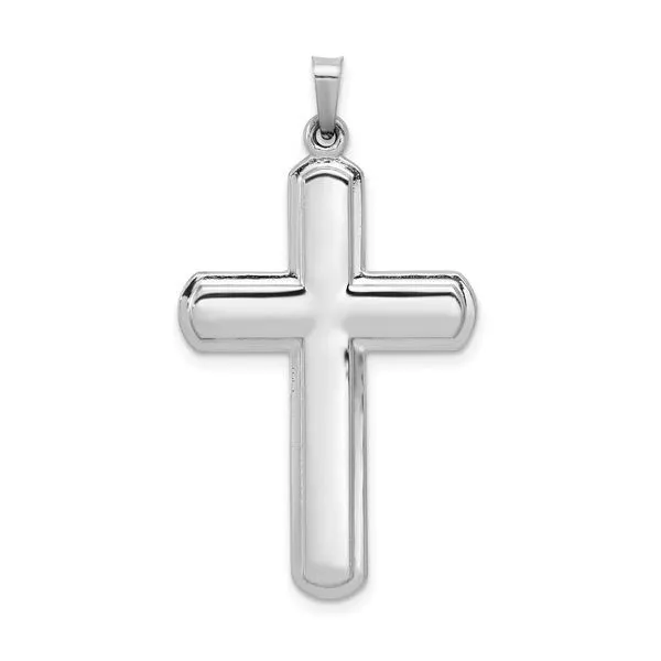 14KW Polished Latin Cross Chipper's Jewelry Bonney Lake, WA