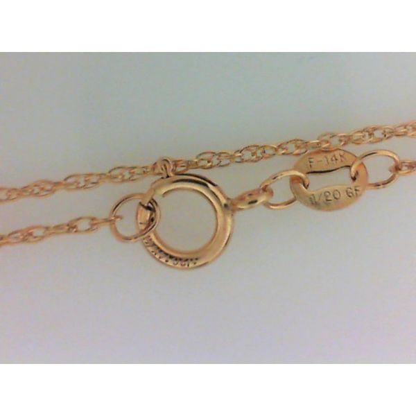 Natural Nugget Cross with 18" 14K Gold-Filled Chain Image 3 Chipper's Jewelry Bonney Lake, WA