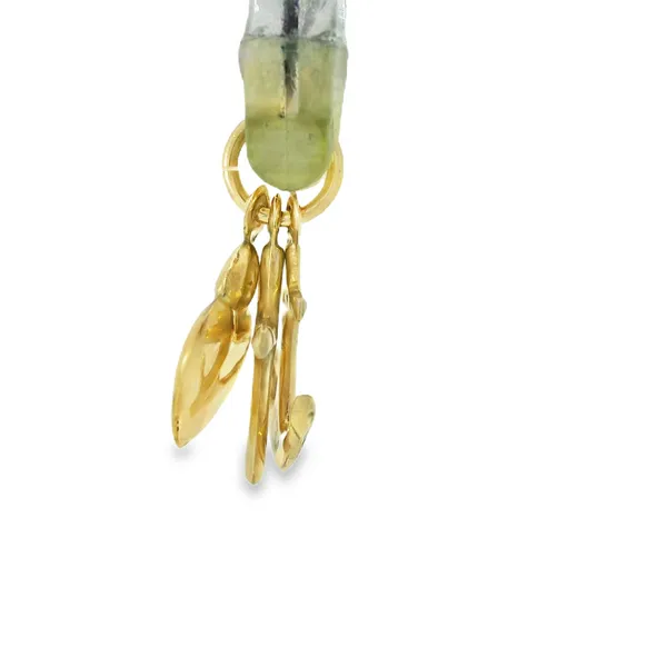 14K Yellow Gold Anchor Cross Heart Pendant with 18" Box Chain Image 5 Chipper's Jewelry Bonney Lake, WA