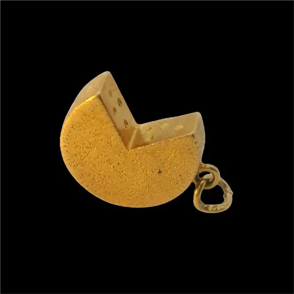 18KY Vintage Cheese Wheel Charm Chipper's Jewelry Bonney Lake, WA