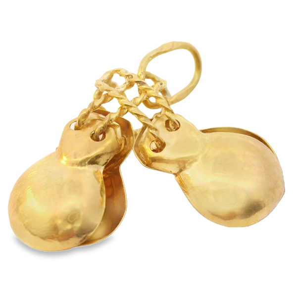 18K Yellow Gold Vintage Money Bags Pendant Chipper's Jewelry Bonney Lake, WA