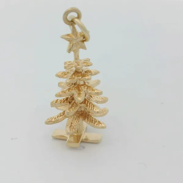 14KY Vintage Christmas Tree Charm Image 3 Chipper's Jewelry Bonney Lake, WA