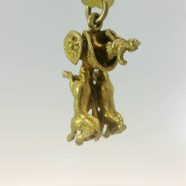 18K Yellow Gold Chariot Pendant Image 4 Chipper's Jewelry Bonney Lake, WA