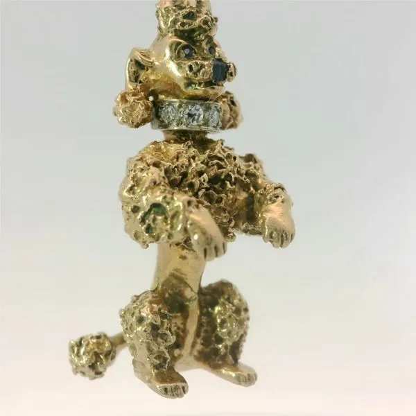 14K Vintage Poodle Charm Image 3 Chipper's Jewelry Bonney Lake, WA