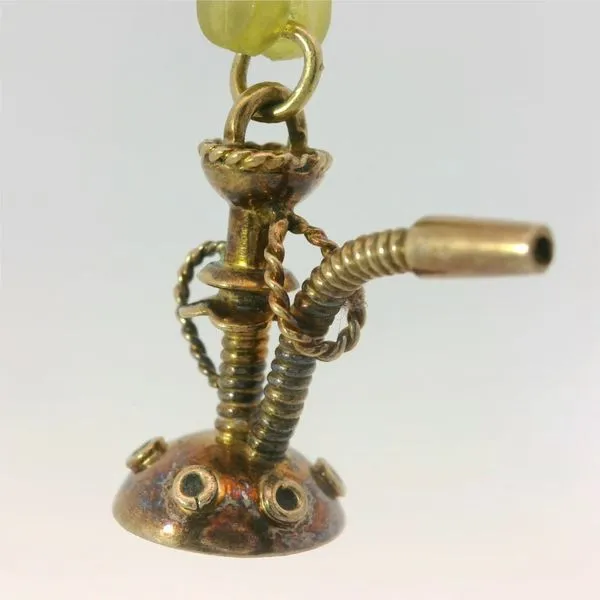 18KY Hookah Gold Charm Image 4 Chipper's Jewelry Bonney Lake, WA