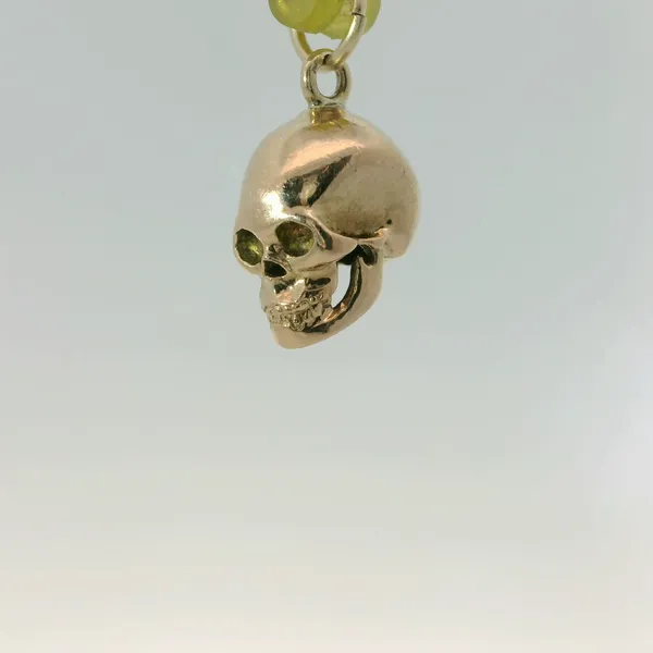 14KY Vintage Handmade Skull Charm Image 4 Chipper's Jewelry Bonney Lake, WA