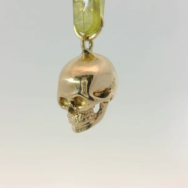 14KY Vintage Handmade Skull Charm Image 4 Chipper's Jewelry Bonney Lake, WA