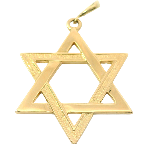 14KY Star of David Pendant Approximately 24.50mm without bail. Chipper's Jewelry Bonney Lake, WA