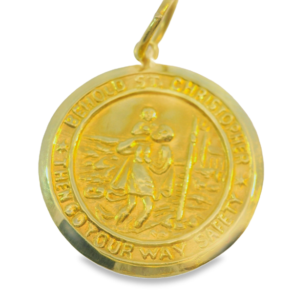 14KY St. Christopher Medal Chipper's Jewelry Bonney Lake, WA