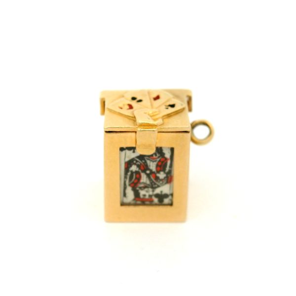 14KY Playing Card Charm. Image 2 Chipper's Jewelry Bonney Lake, WA