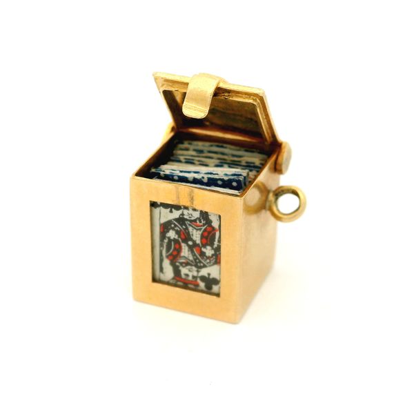 14KY Playing Card Charm. Chipper's Jewelry Bonney Lake, WA
