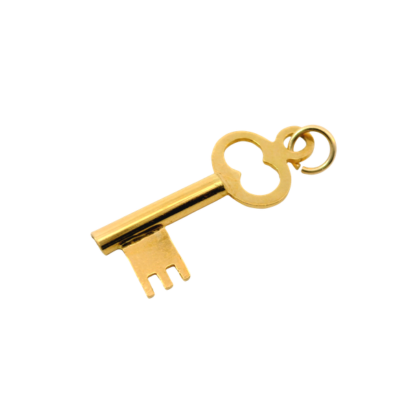 18KY Key Pendant/Charm Chipper's Jewelry Bonney Lake, WA