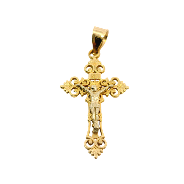 14KTT Crucifix Pendant/Charm Chipper's Jewelry Bonney Lake, WA