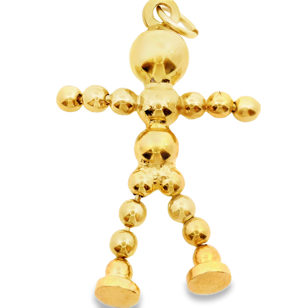 18KY Beaded Person Pendant Chipper's Jewelry Bonney Lake, WA