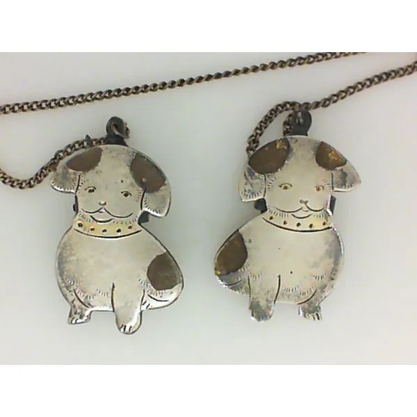 Sterling Silver Puppy Sweater Clips 9.5" Chipper's Jewelry Bonney Lake, WA