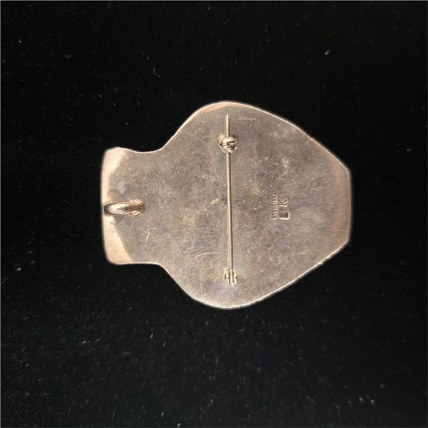Vintage Navajo Sterling Silver Turquoise Brooch/Pendant Image 2 Chipper's Jewelry Bonney Lake, WA