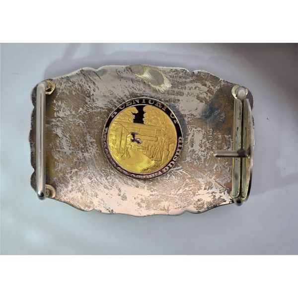 Vintage Sterling Silver Mount Rainier 100 year Belt Buckle Image 2 Chipper's Jewelry Bonney Lake, WA