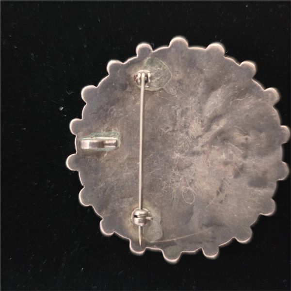 Vintage Zuni Sunface Brooch/Pendant Image 2 Chipper's Jewelry Bonney Lake, WA