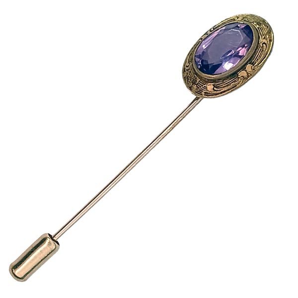 Antique Gold Filled Glass Stickpin Chipper's Jewelry Bonney Lake, WA