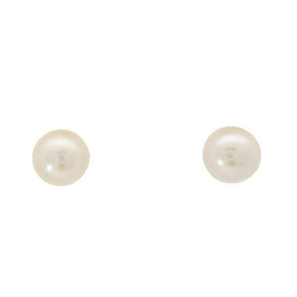 14K Yellow Gold Freshwater Cultured Pearl Stud Earrings Chipper's Jewelry Bonney Lake, WA