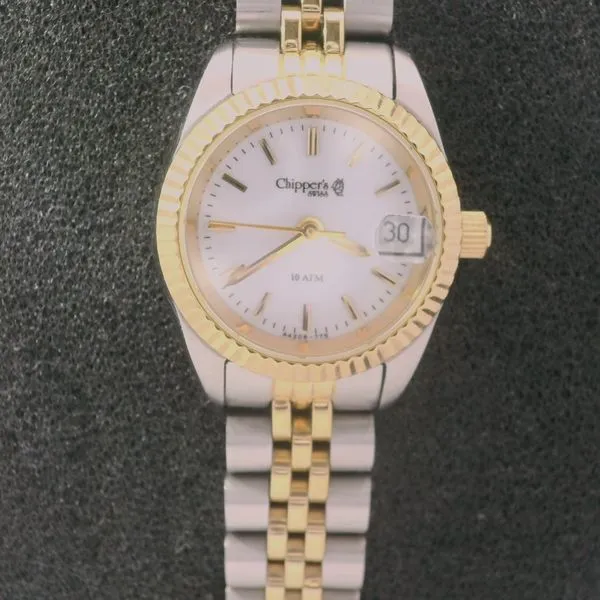 Chipper's Women's Swiss Date, 10 ATM, Sapphire Crystal Chipper's Jewelry Bonney Lake, WA