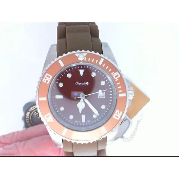 Chipper's Women's Swiss Quartz, Brown Dial and Band, Stainless Steel Chipper's Jewelry Bonney Lake, WA