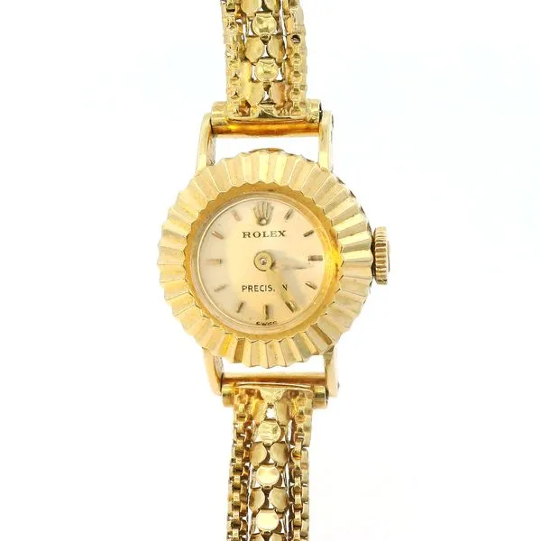 18K Yellow Gold Vintage Rolex Bracelet Watch Chipper's Jewelry Bonney Lake, WA