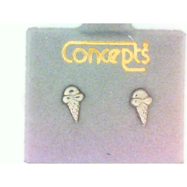 Ice Cream Cone Post Earrings Chipper's Jewelry Bonney Lake, WA