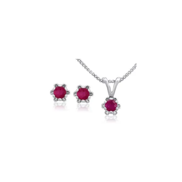 Genuine Rhodolite Sterling Silver Earrings Chipper's Jewelry Bonney Lake, WA