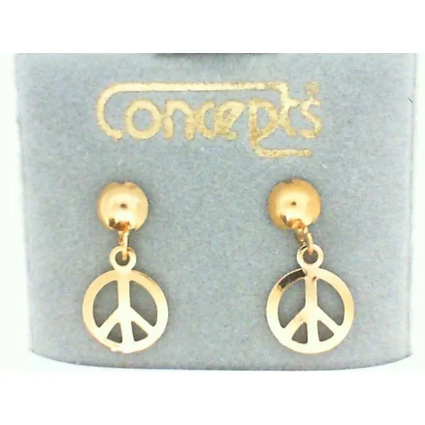 Peace Sign Dangle Earrings Chipper's Jewelry Bonney Lake, WA