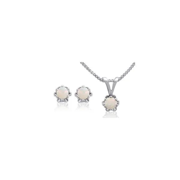 Opal Sterling Silver Earrings Chipper's Jewelry Bonney Lake, WA
