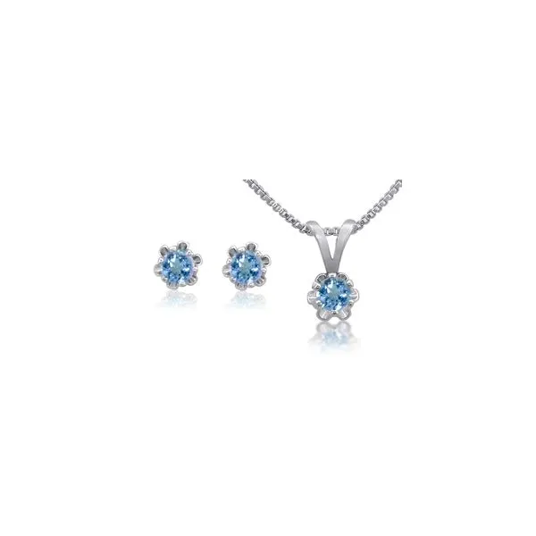 Blue Topaz Sterling Silver Earrings Chipper's Jewelry Bonney Lake, WA